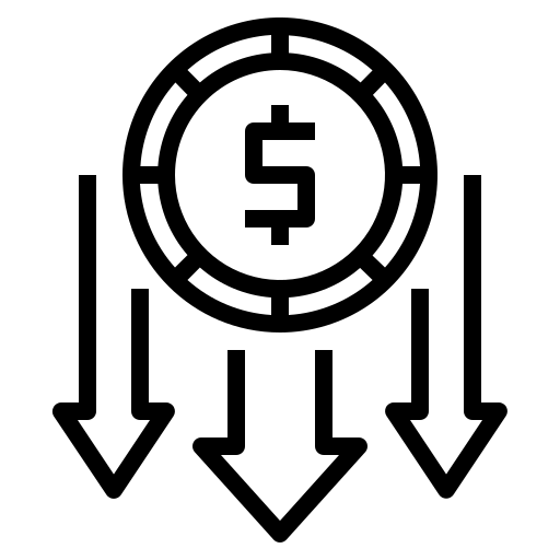 Reducing Cost Icon